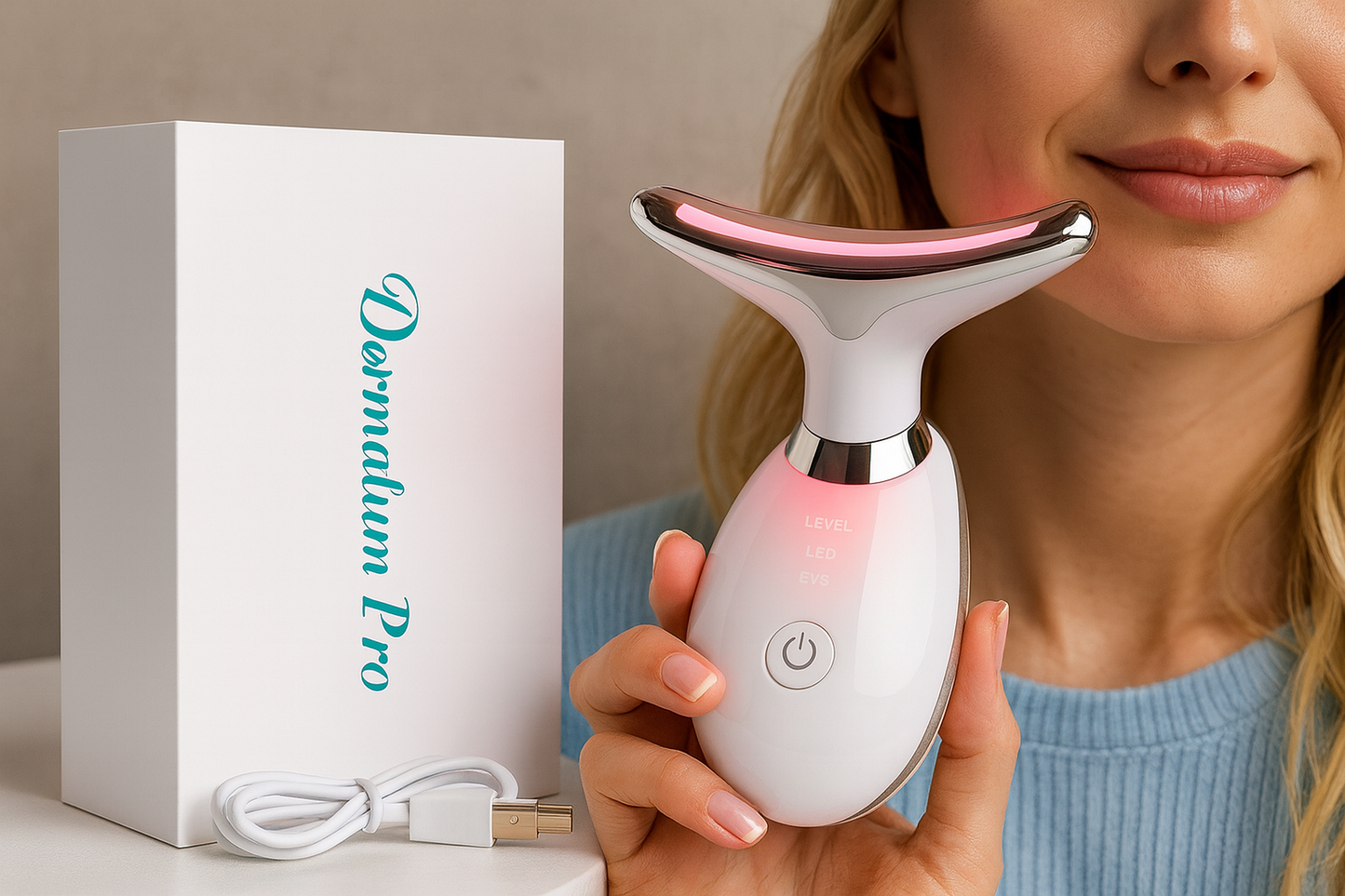 REDUCE PAPADA Y ARRUGAS CON EL DERMALUM PRO