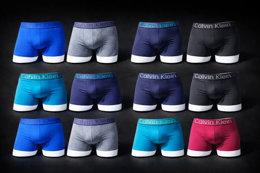 12 BOXERS DE ALGODON CALVIN KLEIN